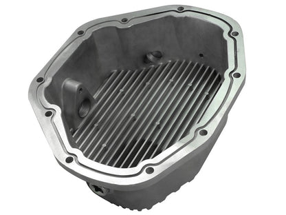 afe Rear Differential Cover (Raw; Street Series); Dodge Diesel Trucks 94-02 L6-5.9L (td) Precision R