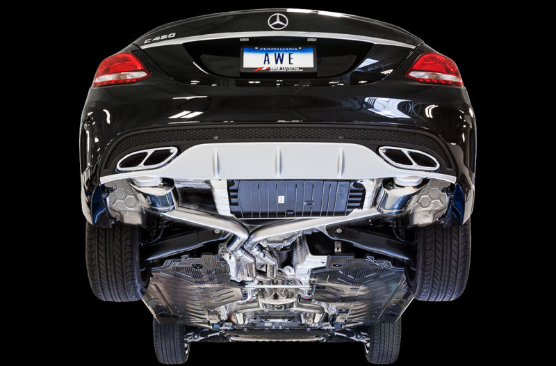 AWE Tuning Mercedes-Benz W205 C450 AMG / C400 Touring Edition Exhaust - Precision R