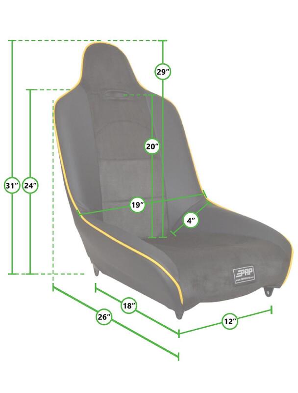 PRP Roadster Low Back Suspension Seat