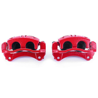 Power Stop 05-06 Chevrolet Equinox Front Red Calipers w/Brackets - Pair