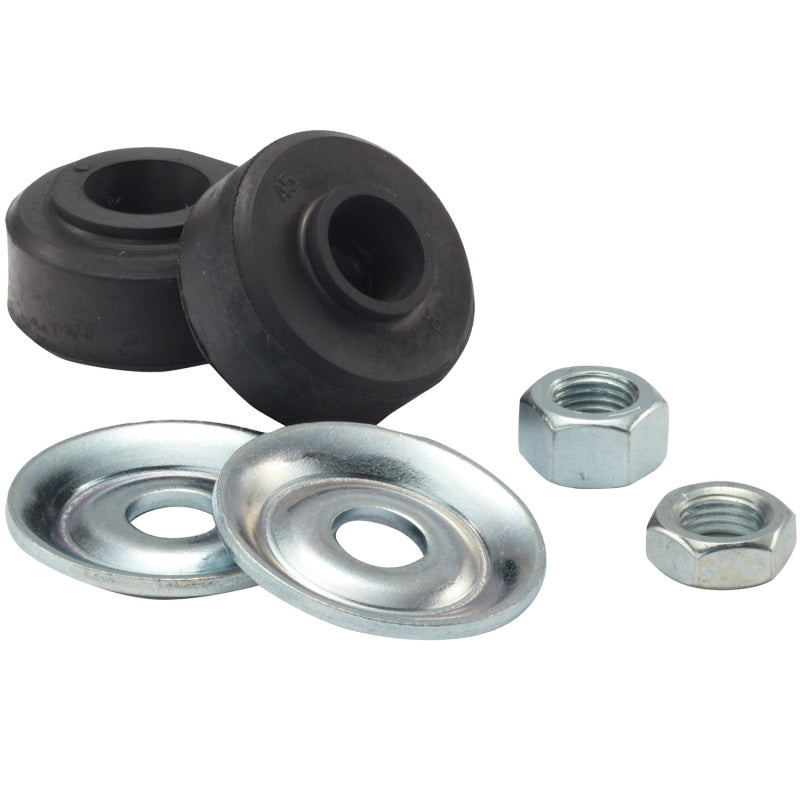 QA1 Stud Top Bushing Kit w/Jam Nuts - 5/8in & 7/8in Hole Bushings