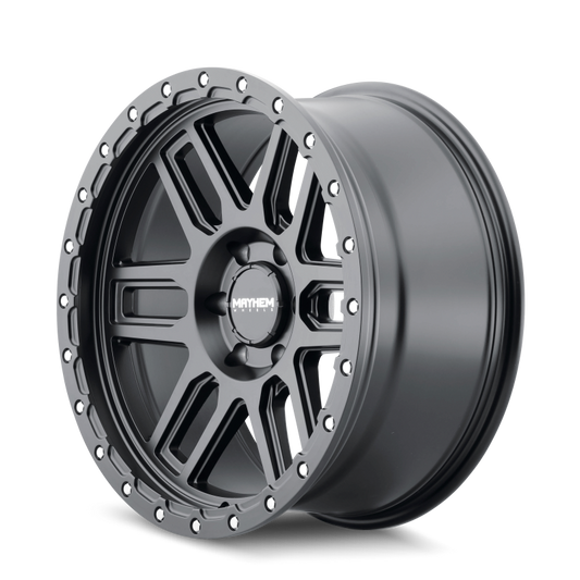 Mayhem 8304 Delta 20x9 / 8x165.1 BP / -12mm Offset / 125.2mm Hub Matte Black Wheel