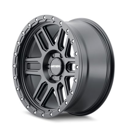 Mayhem 8304 Delta 17x9 / 5x127 BP / -12mm Offset / 78.1mm Hub Matte Black Wheel