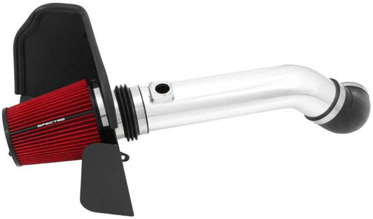 Spectre 11-13 GM 2500HD/3500HD V8-6.0L F/I Air Intake Kit - Polished w/Red Filter