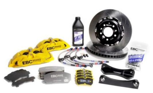 EBC Racing 2017+ Hyundai i-30 N 2.0T Yellow Apollo-4 Calipers 355mm Rotors Front Big Brake Kit