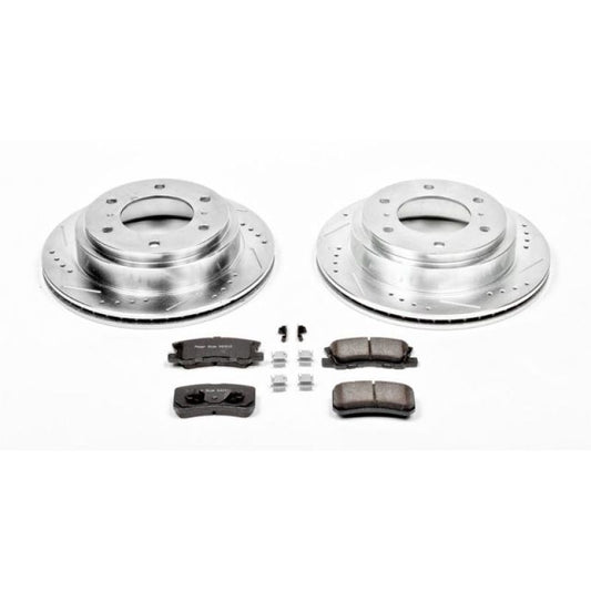 Power Stop 01-06 Mitsubishi Montero Rear Z23 Evolution Sport Brake Kit