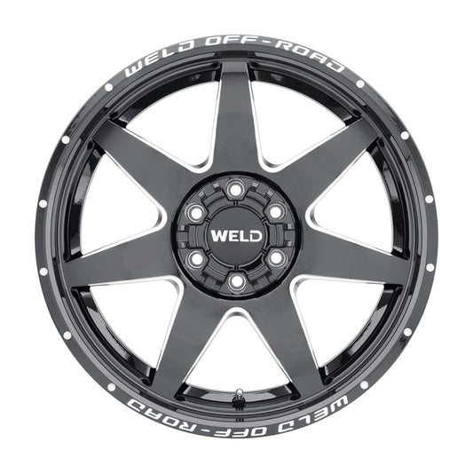 Weld Off-Road W109 20X9.0 Retaliate 6X135 6X139.7 ET10 BS5.50 Gloss Black MIL 106.1