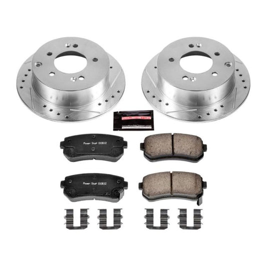 Power Stop 10-13 Kia Forte Rear Z23 Evolution Sport Brake Kit