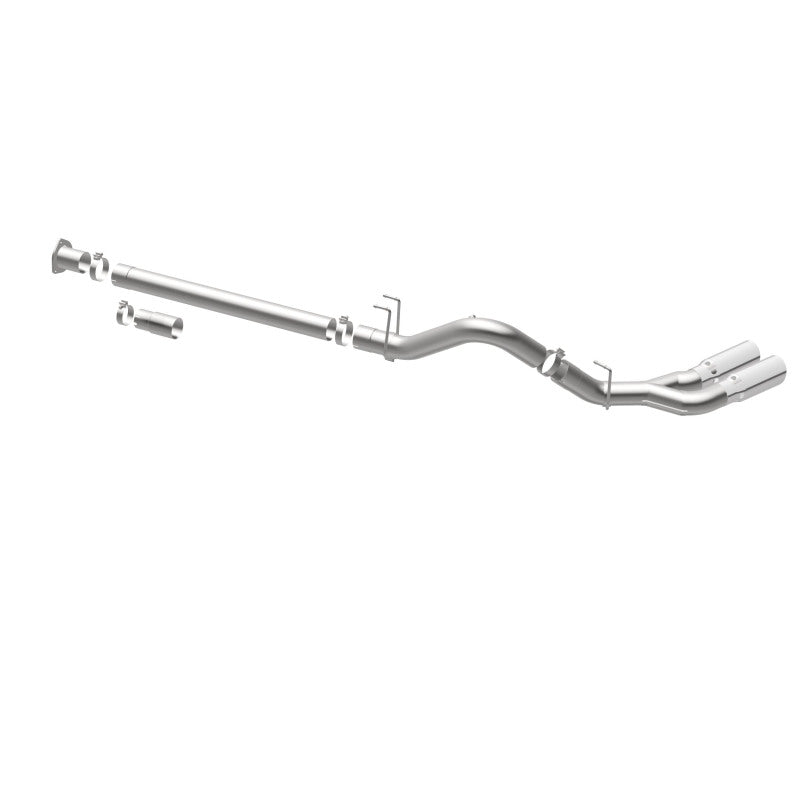 MagnaFlow 08-17 Ford F-250/F-350/F-450 4.6L/6.7 DPF-Back SS 4in Dual Single Passenger Side Rear Exit