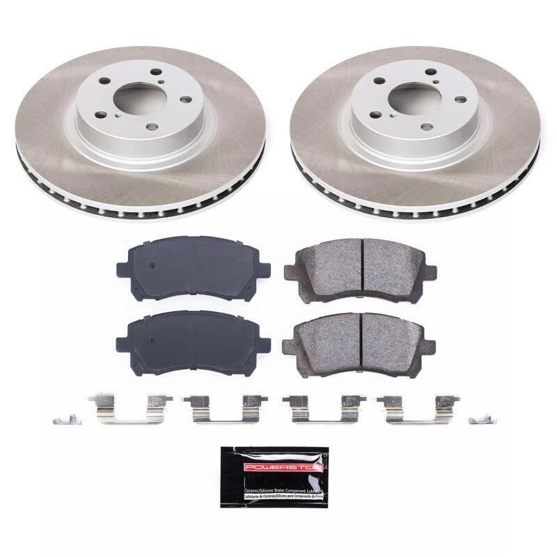 Power Stop 2000 Subaru Outback Front Semi-Coated Rotor Kit