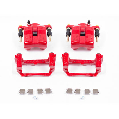 Power Stop 06-15 Mazda MX-5 Miata Front Red Calipers w/Brackets - Pair