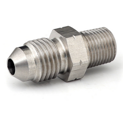 GFB 1/8in BSPT Male to -4AN Male Flare (Stainless Steel)