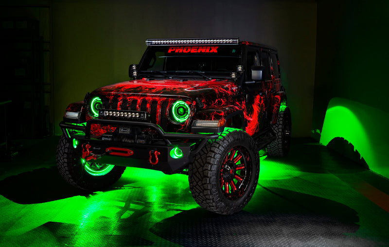 Oracle Jeep Wrangler JK/JL/JT High Performance W LED Fog Lights - ColorSHIFT - Dynamic SEE WARRANTY