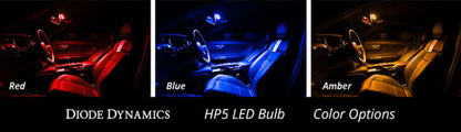 Diode Dynamics 194 LED Bulb HP5 LED - Amber (Pair)