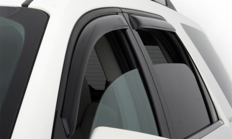 AVS 15-18 Chevy Colorado Crew Cab Ventvisor In-Channel Front & Rear Window Deflectors 4pc - Smoke