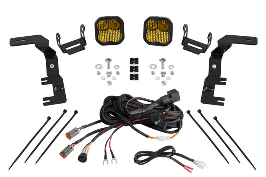 Diode Dynamics 2023+ Chevrolet Colorado SS3 Stage Series Ditch Light Kit Pro Yellow Combo