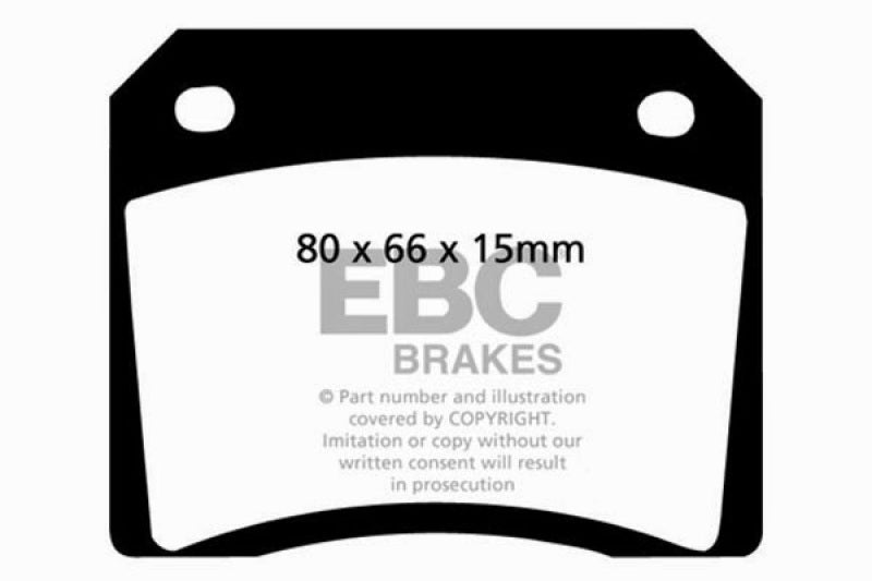 EBC 67-74 Ac 428 7.0 Yellowstuff Rear Brake Pads