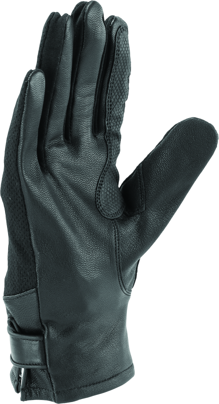 Kuryakyn Leather By River Road Pecos Leather Mesh Gloves Black Womens - Small