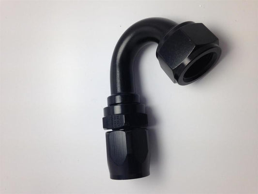 Fragola -10AN x 150 Degree Pro-Flow Hose End - Black