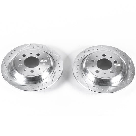 Power Stop 99-00 Volvo S70 Rear Evolution Drilled & Slotted Rotors - Pair