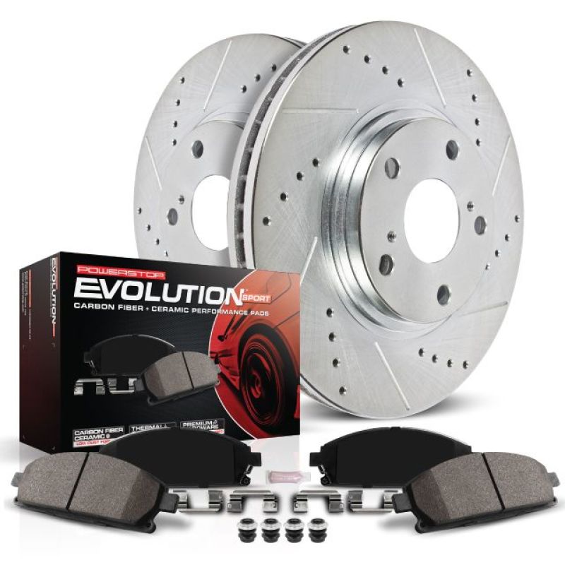 Power Stop 11-14 Volvo S60 Front Z23 Evolution Sport Brake Kit