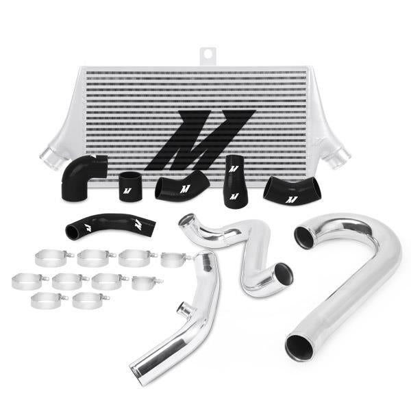 Mishimoto Subaru 02-07 WRX/04-07 STi Top-Mount Intercooler Kit - Powder Coated Black & Red Hoses