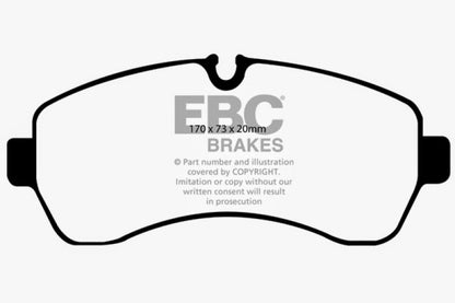 EBC 07+ Dodge Sprinter 3500 Ultimax2 Front Brake Pads