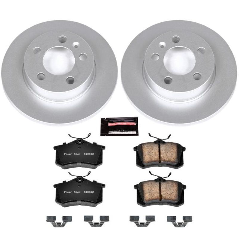 Power Stop 00-06 Audi TT Quattro Rear Z23 Evolution Sport Coated Brake Kit