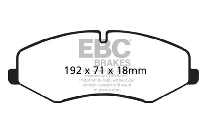 EBC 10-14 Land Rover LR4 5 Yellowstuff Front Brake Pads