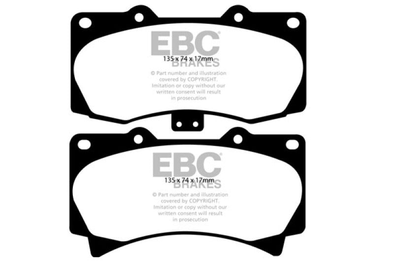 EBC 05-07 Hummer H3 3.5 Yellowstuff Front Brake Pads