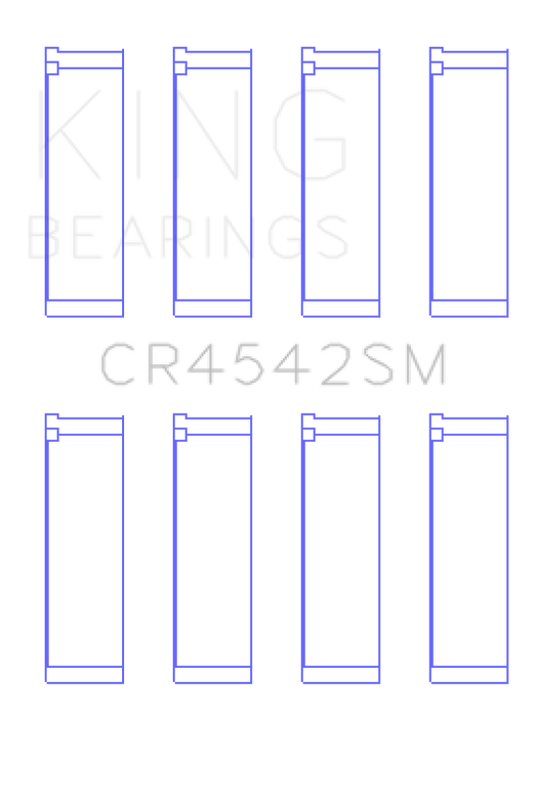 King Engine Bearings Honda K-Series (Except A3)/16V 2.0L/2.3L/2.4L (Size +0.25mm) Conrod Bearing Set