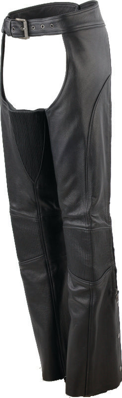 Kuryakyn Leather By River Road Sierra Leather Chaps Black Womens - Small