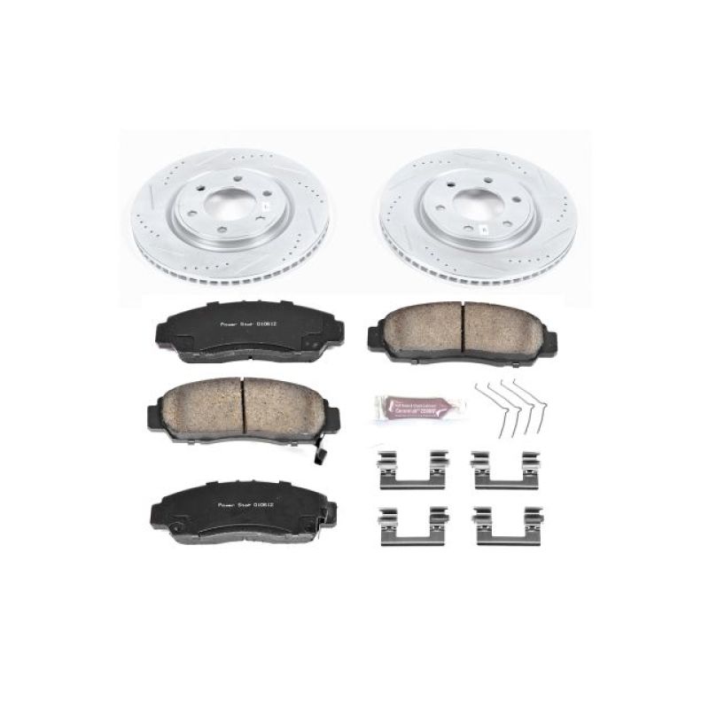 Power Stop 11-13 Infiniti QX56 Front Z23 Evolution Sport Brake Kit