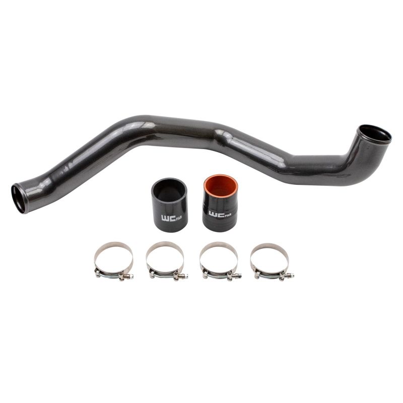 Wehrli 20-24 Chevrolet 6.6L L5P Duramax Driver Side 3in Intercooler Pipe - WCFab Grey