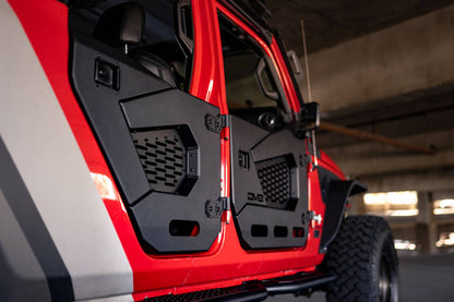 DV8 Offroad 18-22 Jeep Wrangler JL/JT Spec Series Half Doors - Rear Set