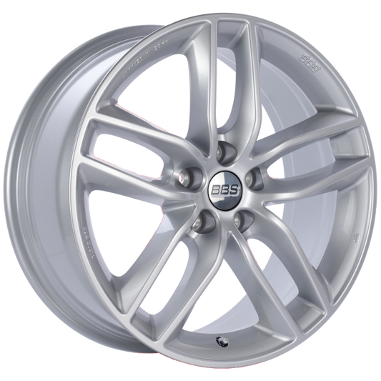 BBS SX 17x7.5 5x108 ET45 Sport Silver Wheel -70mm PFS/Clip Required