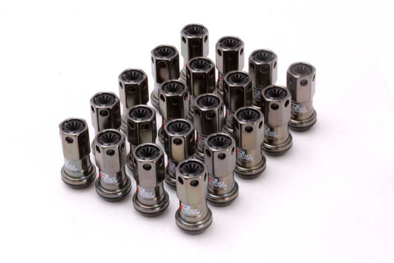 Project Kics 12X1.50 R40 Iconix Classical Lug Nuts w/ Black Plastic Cap - 20 - No Locks