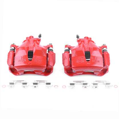 Power Stop 02-06 Toyota Camry Front Red Calipers w/Brackets - Pair