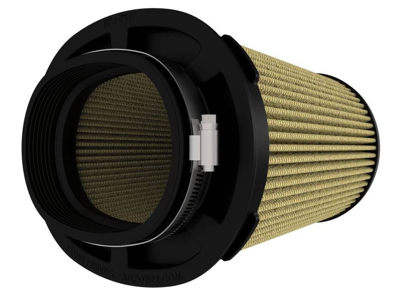 aFe MagnumFLOW Pro GUARD 7 Air Filter (6 x 4)in F x (8-1/2 x 6-1/2)in B x (7-1/4 x 5)in T x 7-1/4in - Precision R