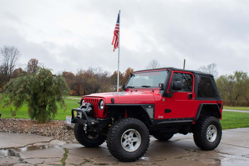 Fishbone Offroad 97-06 Jeep Wrangler Front Fenders Paintable Mesh Upgrade