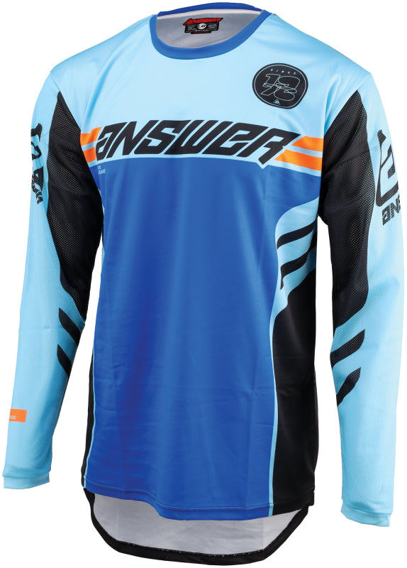 Answer 25 Arkon Nitrus Jersey Blue/Black/Hyper Orange - Small