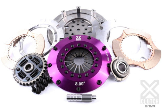 XClutch 91-99 Mitsubishi 3000GT VR-4 3.0L 8in Twin Sprung Ceramic Clutch Kit