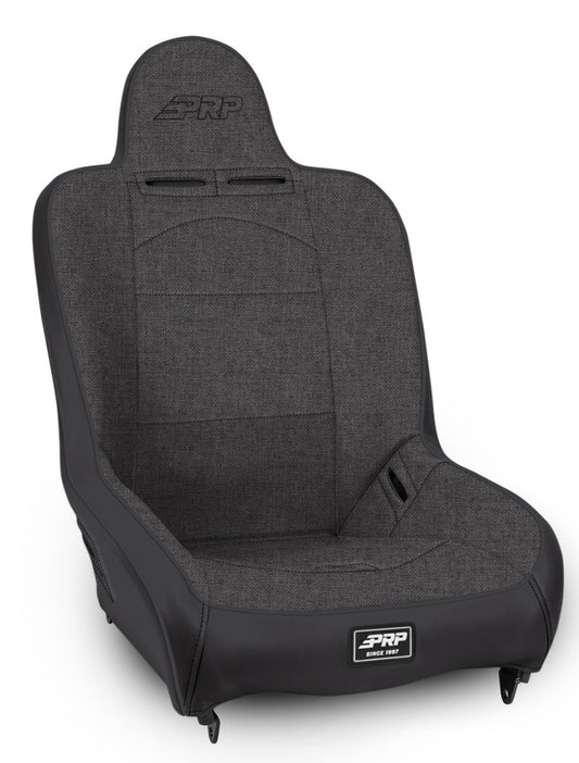 PRP Premier High Back Suspension Seat (Two Neck Slots) - All Grey