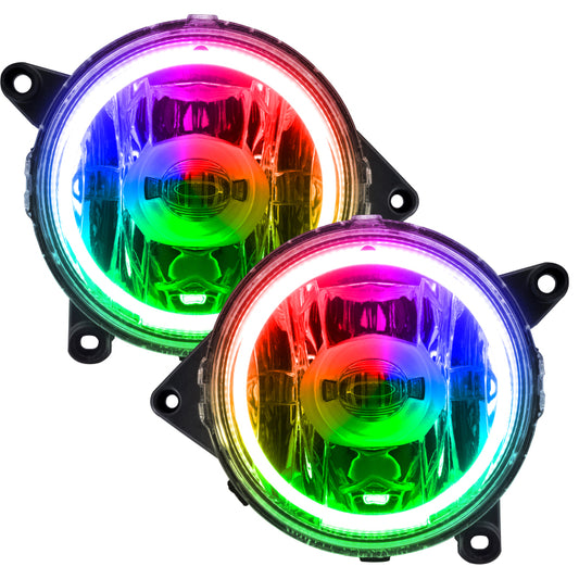 Oracle Ford Mustang GT 13-14 LED Fog Halo Kit - ColorSHIFT SEE WARRANTY