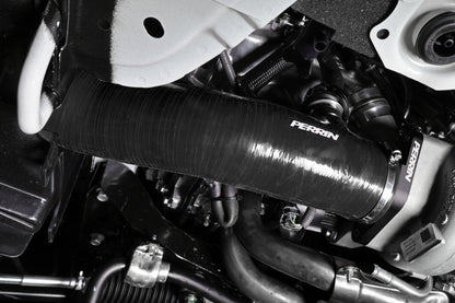 Perrin 2022+ Subaru WRX Black 3in Turbo Inlet Hose w/ Nozzle