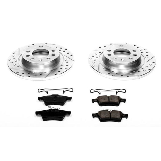 Power Stop 06-09 Pontiac Solstice Rear Z23 Evolution Sport Brake Kit