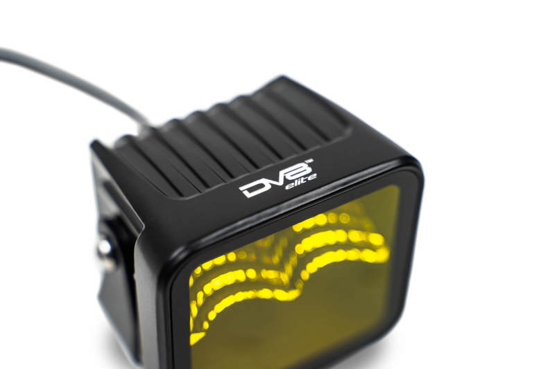 DV8 Offroad 3in Elite Series LED Amber Pod Light