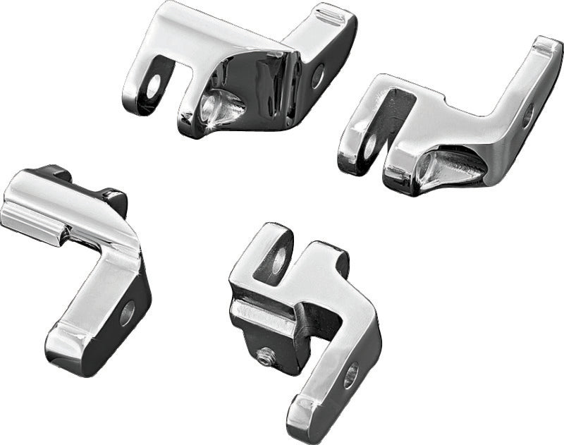 Kuryakyn Floorboard Relocator Brackets 17-23 Touring Chrome