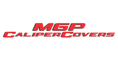 MGP 4 Caliper Covers Engraved Front Pontiac Engraved Rear G8 Red finish silver ch