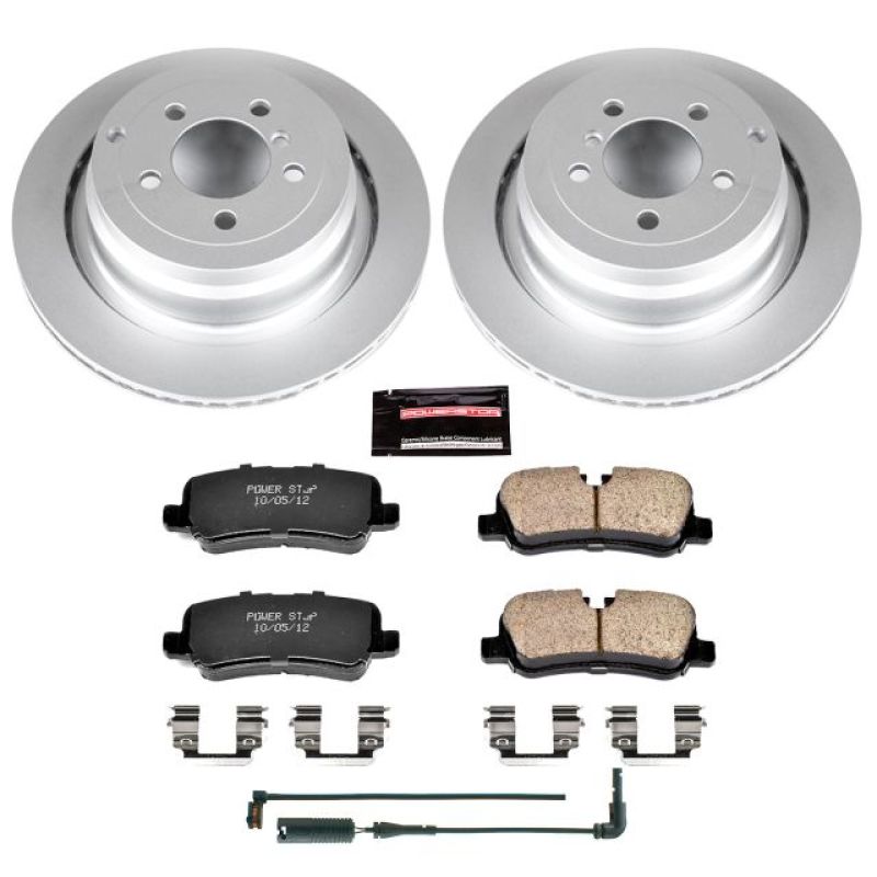 Power Stop 06-12 Land Rover Range Rover Rear Z23 Evolution Sport Coated Brake Kit